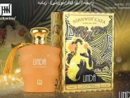 عطر ادکلن زنانه زرجوف کازاموراتی لیرا جانوین ۱۰۰ میل با بطری طلایی شیک و طراحی لوکس، تولید امارات، رایحه گرم و شیرین و ماندگاری بالا